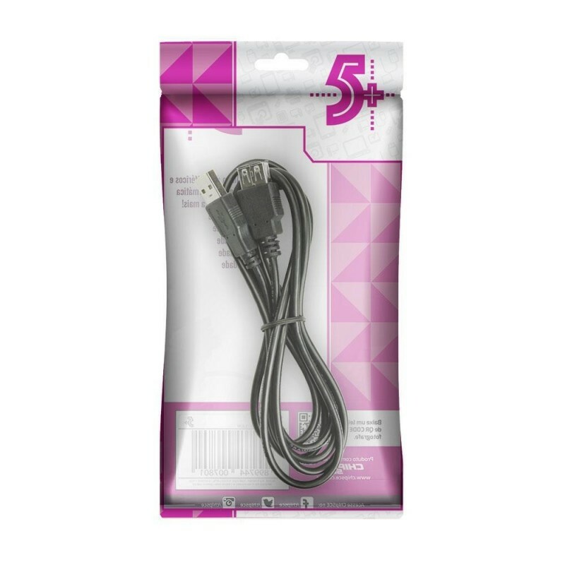 Cabo Extensor USB 2.0 - 1.8 Metros