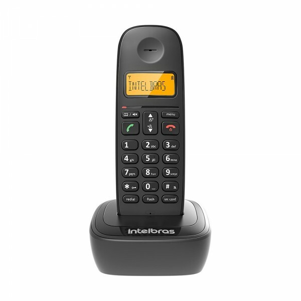 Telefone Intelbras Sem Fio TS2510 DECT 6.0 ID Preto