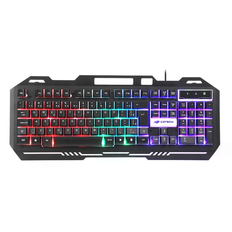 Teclado Gamer C3tech KG-40BK Preto