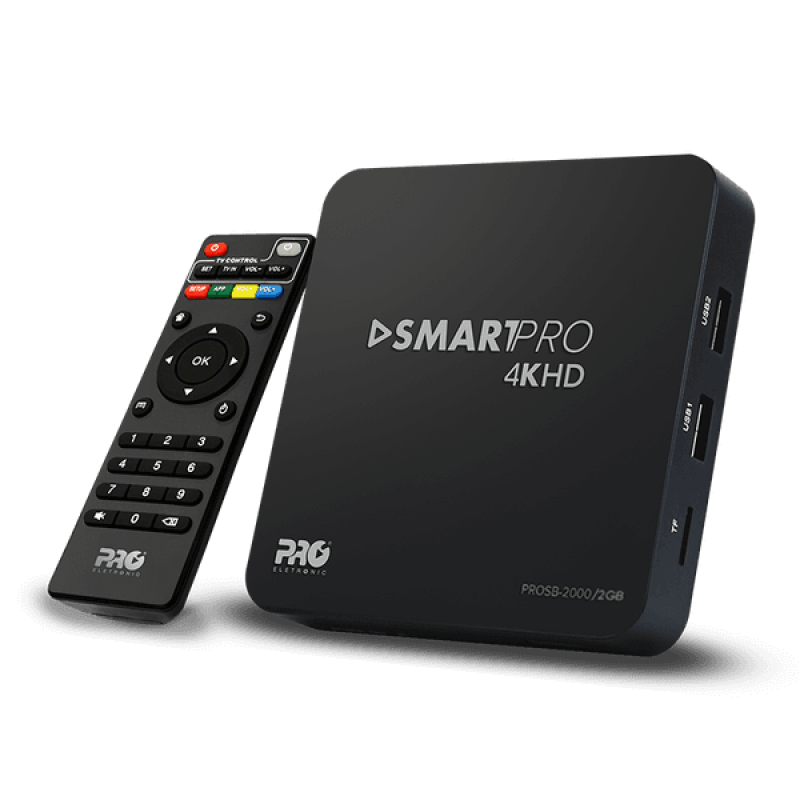 Smart Box Pro Eletronic, Android, 4K 2G