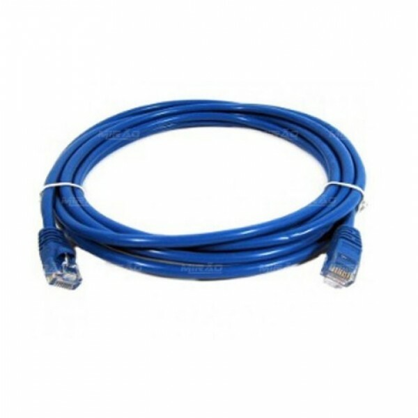 Cabo de Rede CAT5 RJ45 5.0 metros Azul (PC-ETHU50BL)