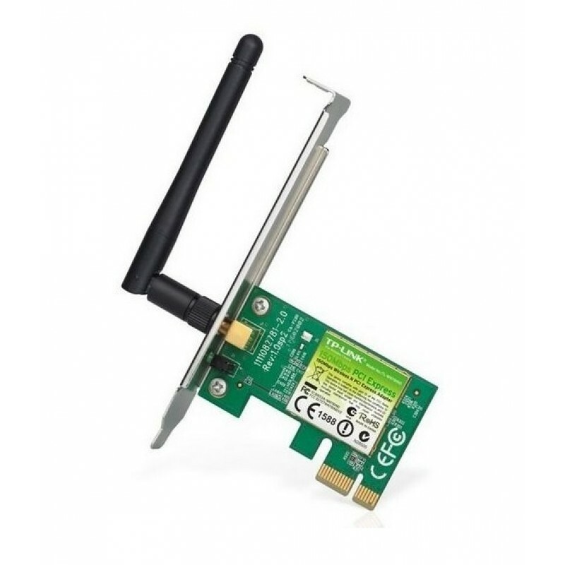 Placa Wireless PCI-e 150 Mbps TL-WN781ND 1 Antena