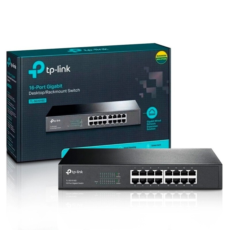 Switch TP-Link 16 Portas 10/100/1000 Mbps TL-SG1016