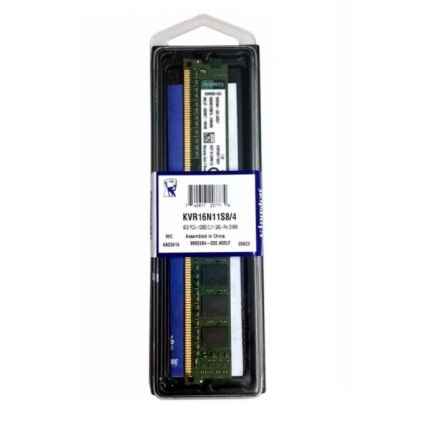 Memoria Kingston 4 GB DDR3 1600 Mhz Desktop