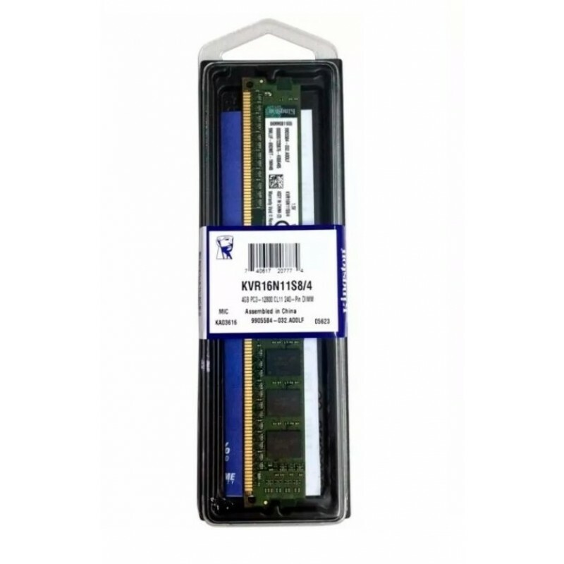 Memoria Kingston 4 GB DDR3 1600 Mhz Desktop