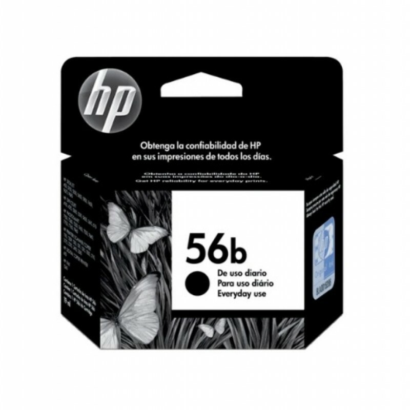 Cartucho de Tinta HP 56B Preto