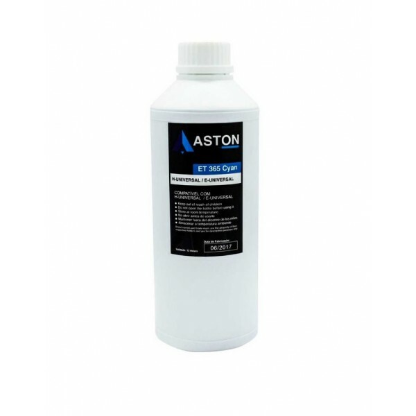 Refil de Tinta Compativel Aston Epson/HP ET365 1 Litro Ciano