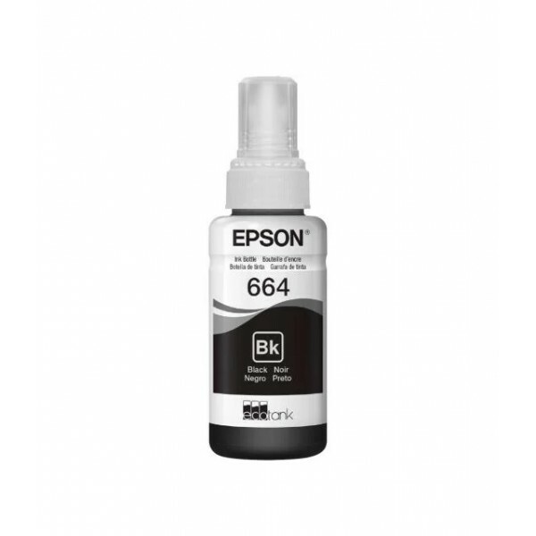 Refil de Tinta Original Epson T664120 70 ml Preto