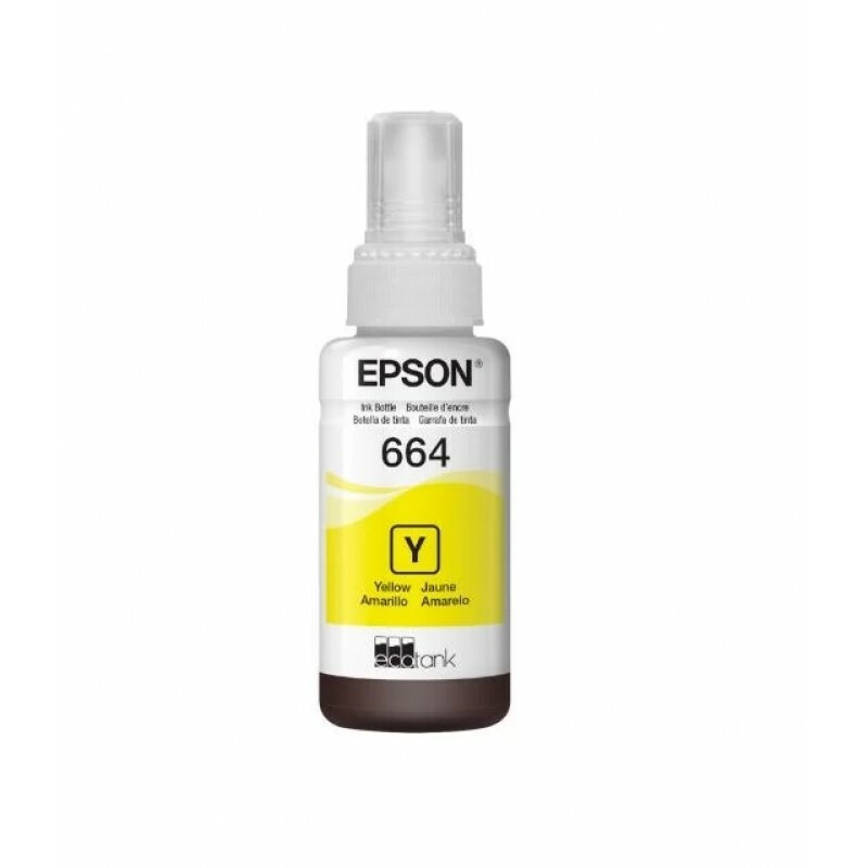 Refil de Tinta Original Epson T664420 70 ml Amarelo