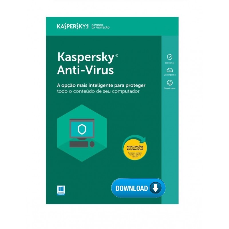 Licença Antivirus Kaspersky  3 PC - Digital/Download