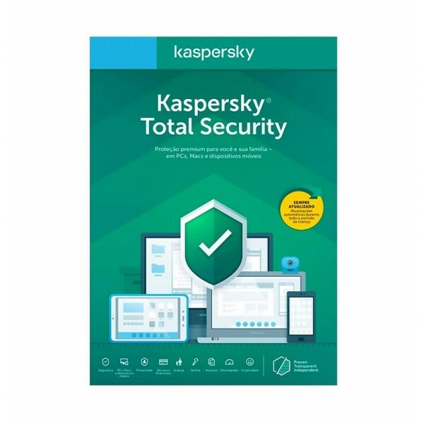 Licença Antivirus Kaspersky Total Security 10 PC - Digital/Download