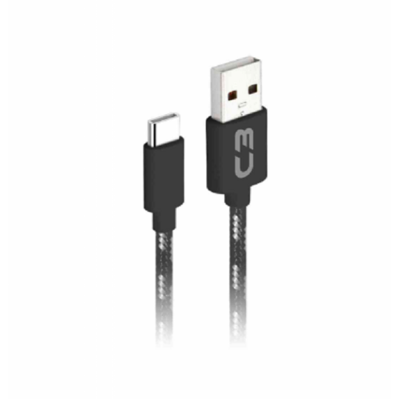 Cabo USB X Tipo-C 1 Metro CB-C11GBK Preto/Cinza