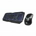 Teclado e Mouse Gamer HP Membrana GK1100 Preto