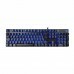 Teclado Gamer HP Mecanico GK400F LED Azul Preto