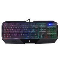 Teclado Gamer HP Membrana K110 RGB Preto