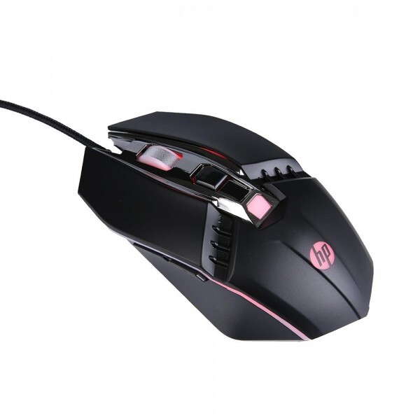 Mouse Gamer USB M270 2400DPI LED Preto HP