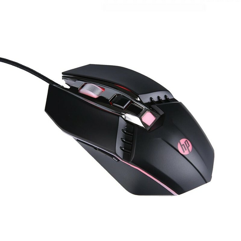 Mouse Gamer USB M270 2400DPI LED Preto HP