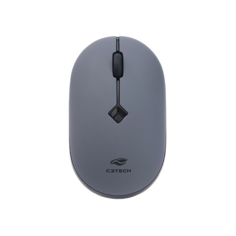 Mouse Sem Fio C3Tech M-W60GY Cinza