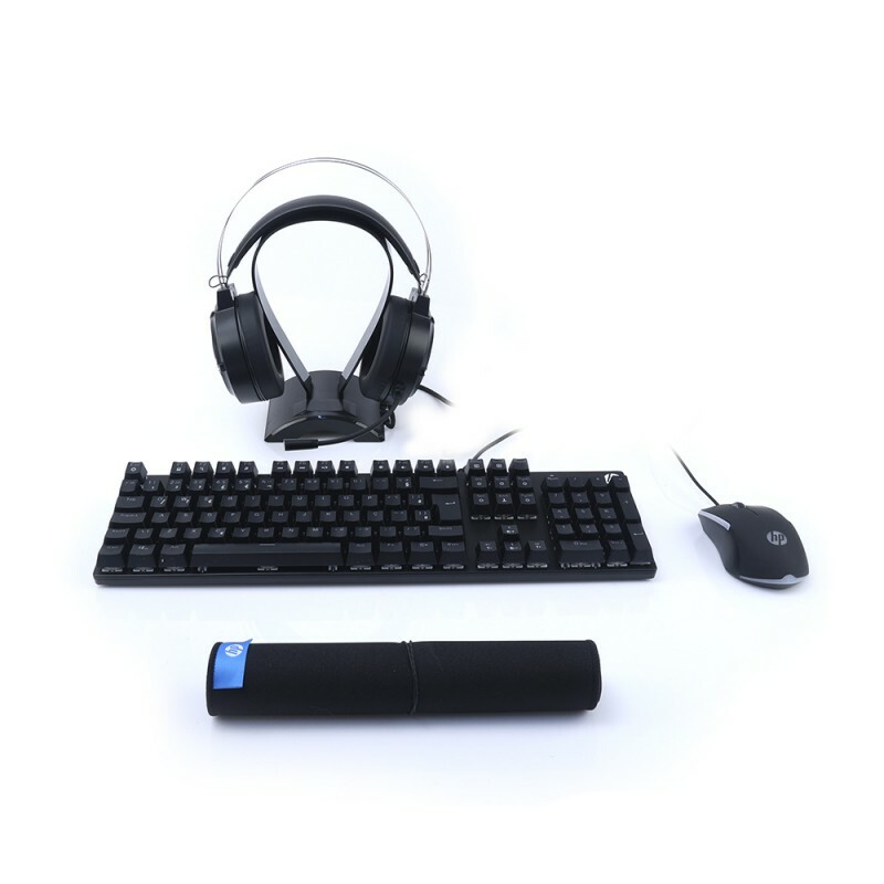 Kit Gamer Pro HP 4x1 GM3000, Teclado, Mouse, Headset e Mouse Pad