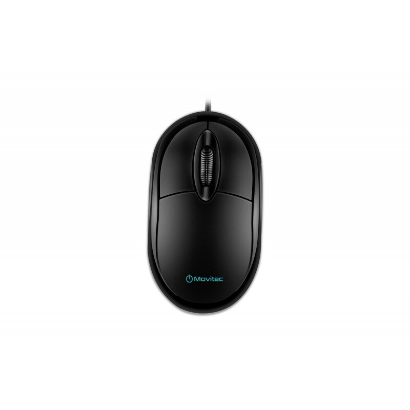 Mouse Movitec USB 1000 DPI OMFC-01 1000 DPI Preto