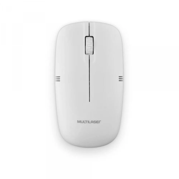 Mouse Multilaser MO286  Sem Fio 1200 DPI Branco