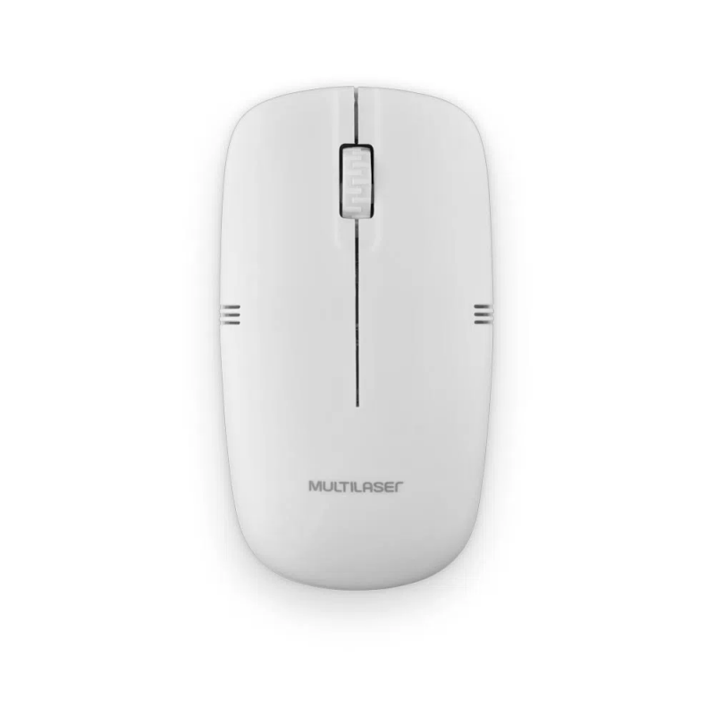 Mouse Multilaser MO286  Sem Fio 1200 DPI Branco