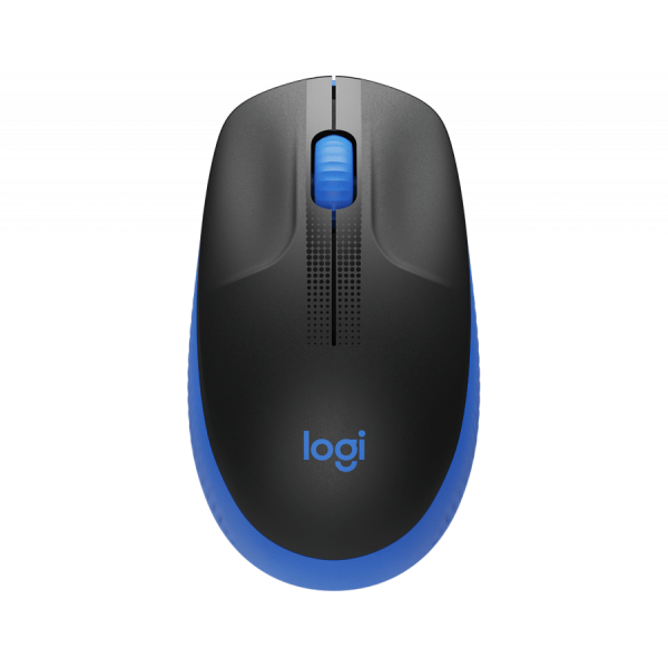 Mouse Logitech Sem Fio M190 Preto/Azul