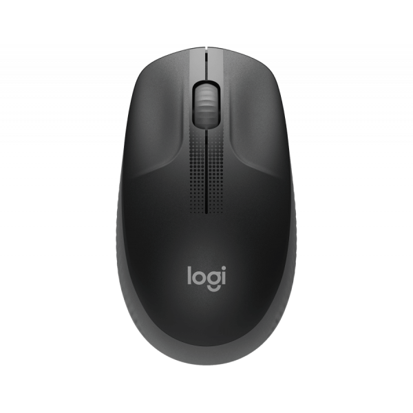 Mouse Logitech Sem Fio M190 Preto/Cinza