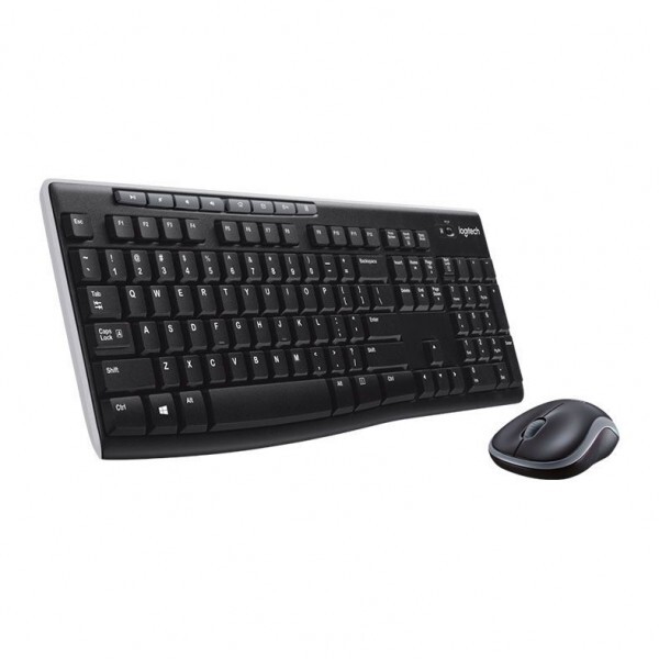 Teclado e Mouse Logitech sem fio MK270