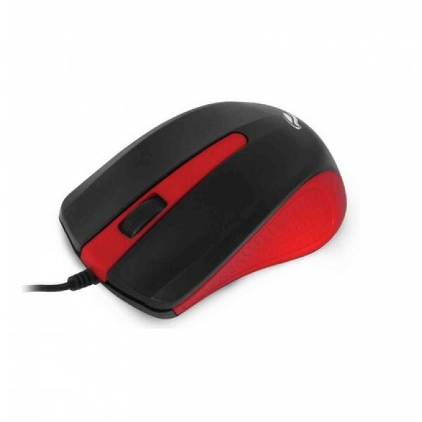 Mouse USB C3tech MS-20RD  Vermelho e Preto