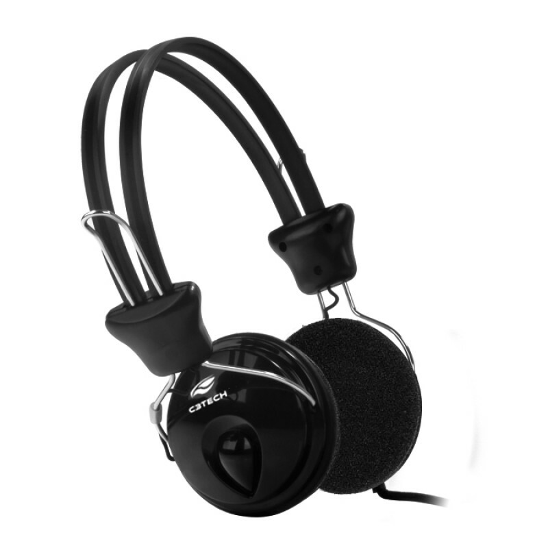 Headset C3tech Tricerix PH-80BK Preto