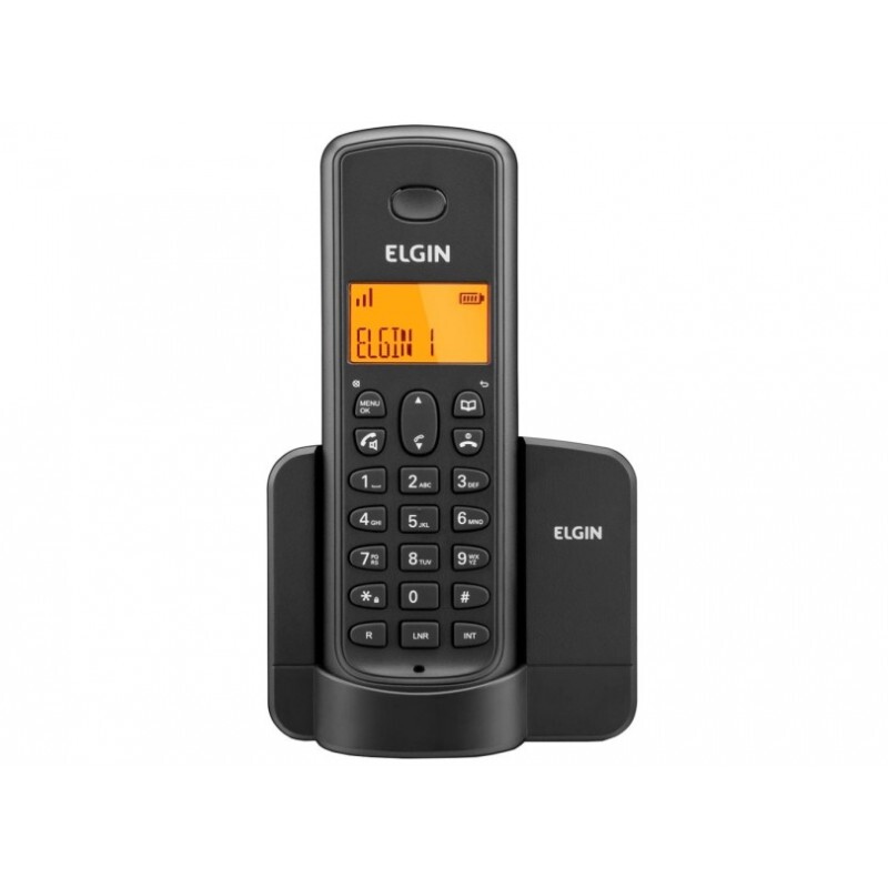 Telefone Elgin sem fio TSF 8001 ID Preto