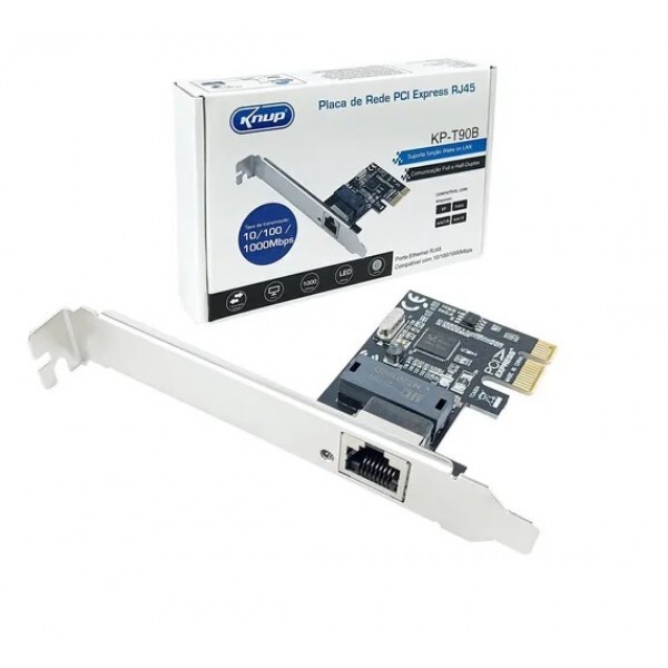 Placa de Rede Knup PCI-E 10/100/1000 Mbps KP-T90B