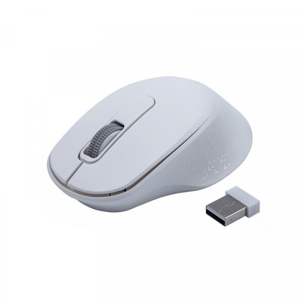 Mouse Sem Fio C3Tech Wireless e Bluetooth M-BT200WH Branco