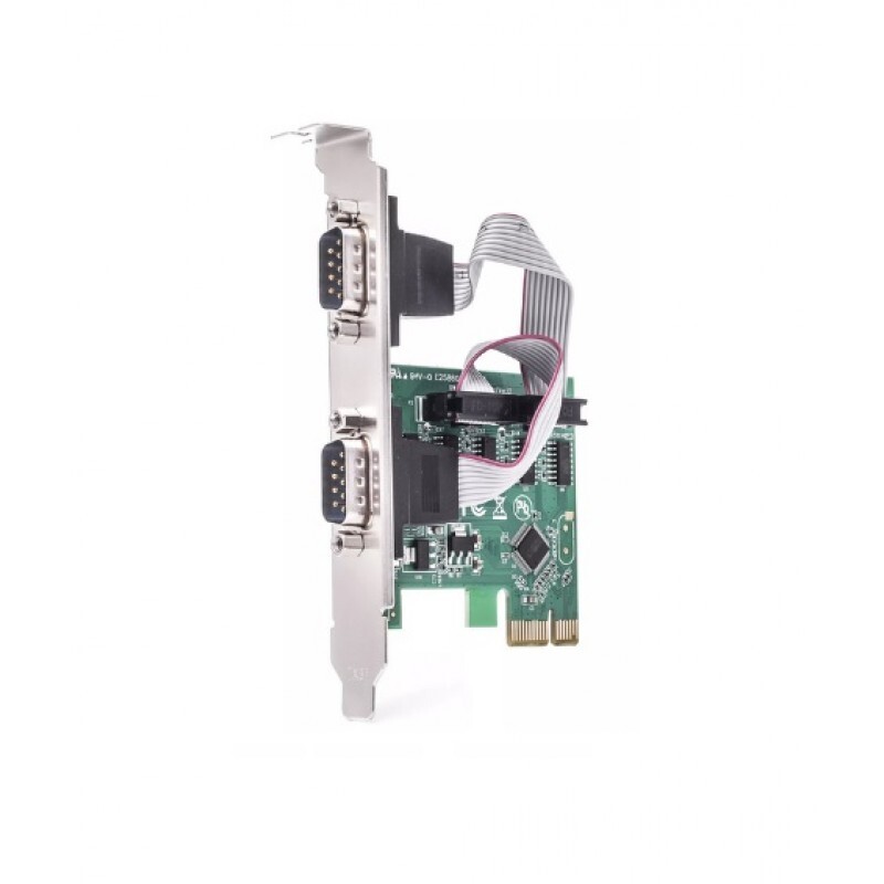 Placa Knup PCI-e com 2 Saidas Serias KP-T89