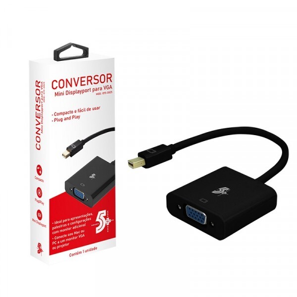 Cabo Conversor Mini Displayport M x VGA Femea