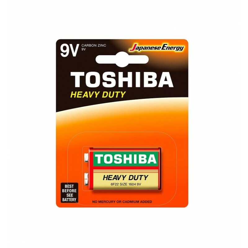 Bateria Toshiba 9V 6F22KG (unidade)