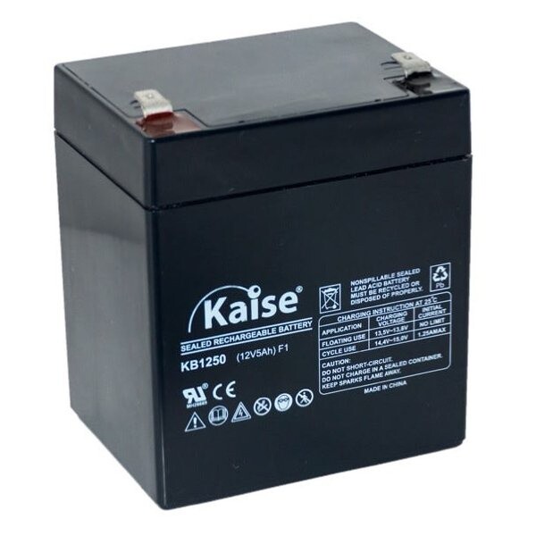 Bateria Selada Kaise 12V X 5Ah Terminal F1 KB1250  (Nobreak)