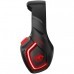 Headset Gamer Draxen DN100 Preto e Vermelho (DN100/BK-RD)