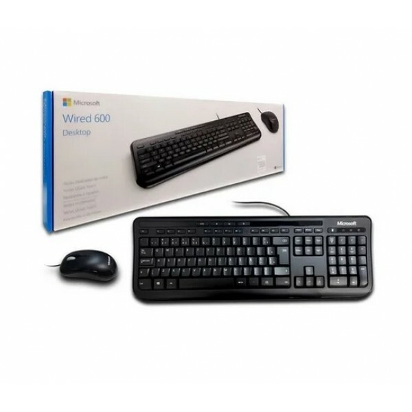 Teclado e Mouse Microsoft USB Desktop 600 Multimídia