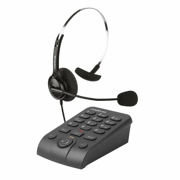 Telefone Intelbras Headset HSB 40 Preto