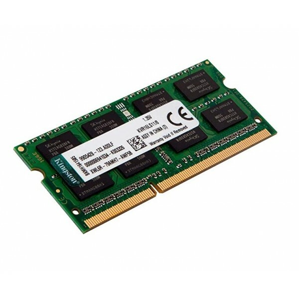 Memoria Kingston 8 GB DDR3L 1600 Mhz 1.35v Notebook