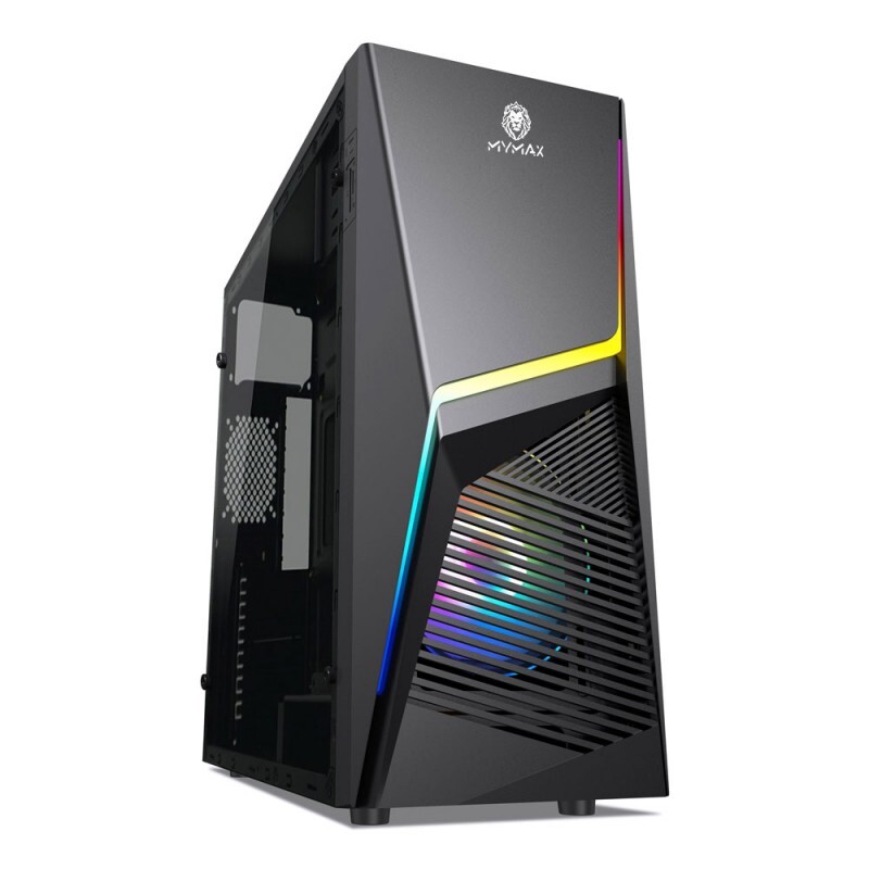 Gabinete Gamer Dunamis USB 3.0 Preto LED - RGB (MCA-DUNAMIS/RGB) Mymax