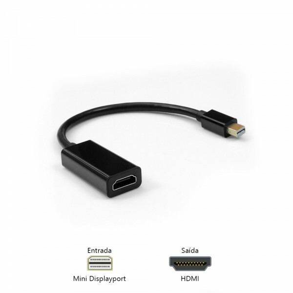 Adaptador Mini DP M x HDMI Femea (ADP-MDPHDMI10BK)