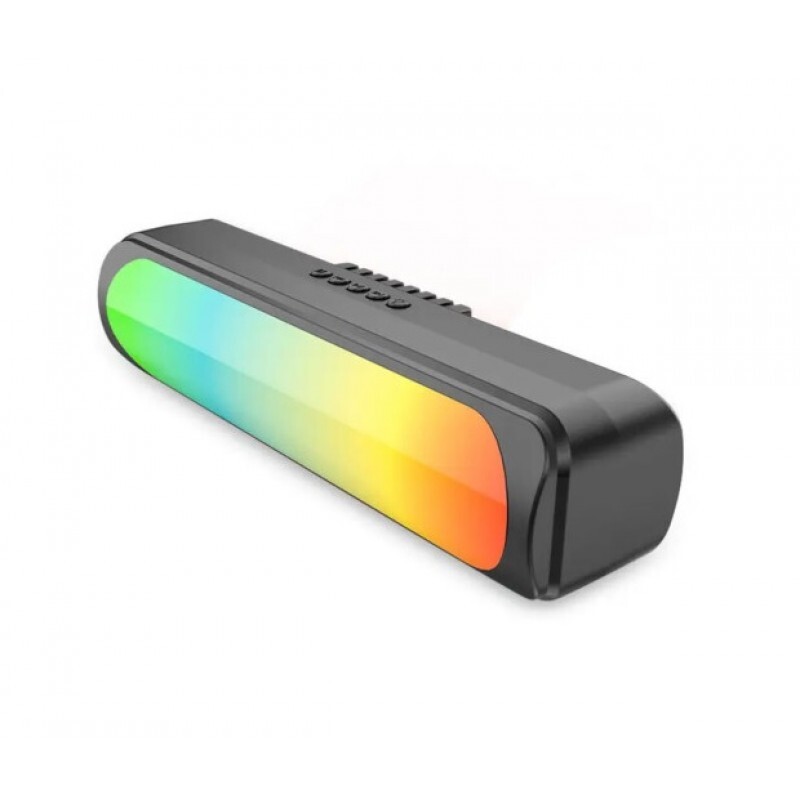 Caixa de Som Soundbar Bluetooth 12W USB com Led RGB D-Y22 - Grasep