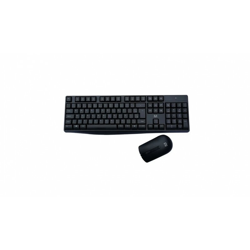 Teclado e Mouse Sem Fio Multilaser TC270 Preto Multimidia