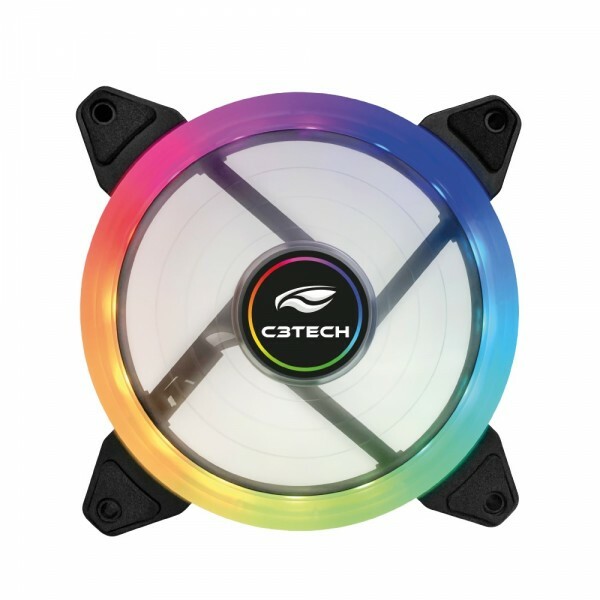 Cooler Fan C3tech F11-L220RGB 12cm LED RGB