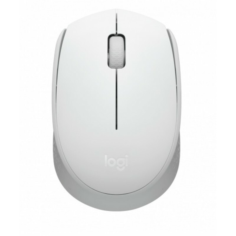 Mouse Logitech Sem Fio M170 Branco