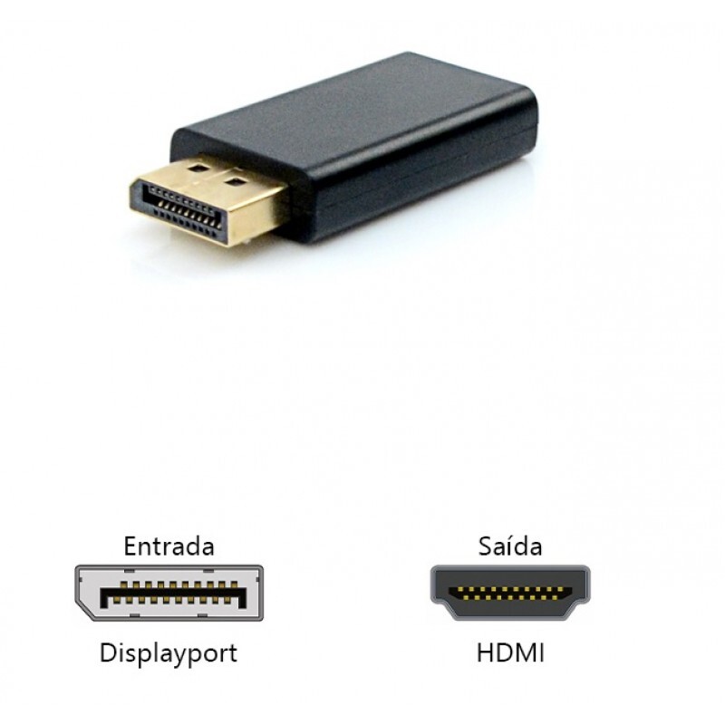 Adaptador Displayport/ HDMI ADP-DPHDMI10BK PlusCable