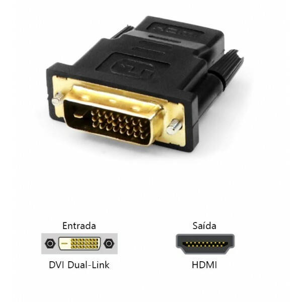 Adatador DVI/HDMI ADP-DVIHDMI10BK PlusCable